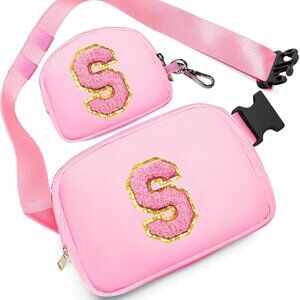 Trendy Personalized Fanny Pack for Kids, Initial Patch, and Waterproof Design